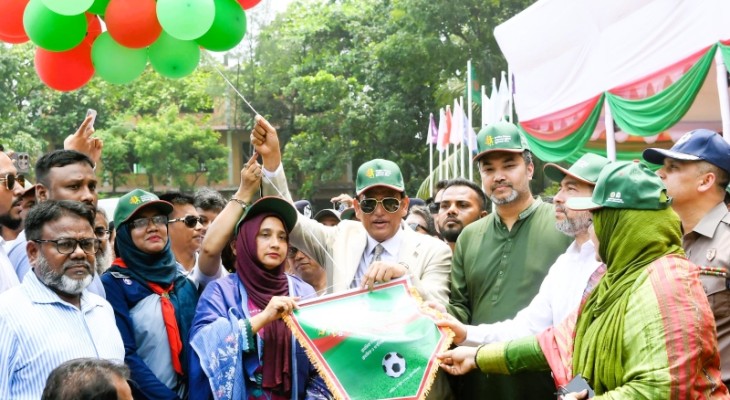 প্রাথমিক বিদ্যালয় গোল্ডকাপ ফুটবল টুর্নামেন্টের চূড়ান্ত পর্ব শুরু